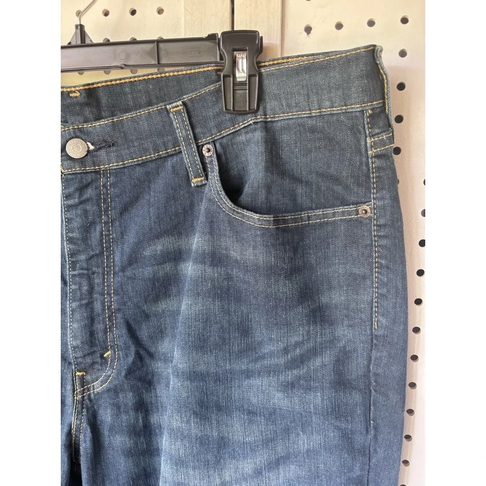 Levi's Jeans Men 40x30 (Fits 40x29) 541 Athletic Taper Blue Whisker Fade Stretch